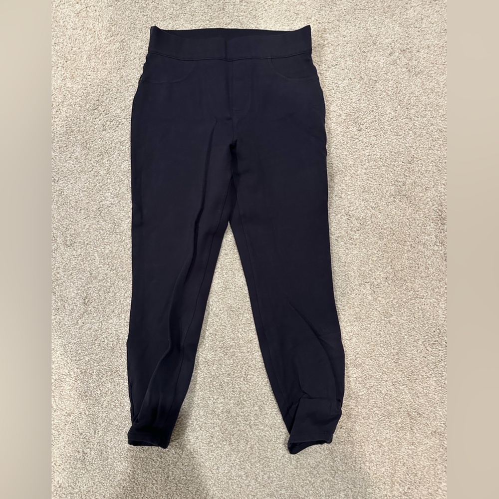 Spanx ankle skinny pants in navy